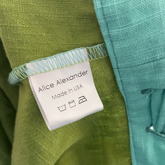 Alice Alexander Linen Wrap Top - Picture 6 of 7